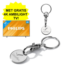 Winkelwagenmuntje - Met gratis Philips 4K TV! - Topgiving