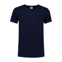 L&S T-shirt V-neck cot/elast SS for him - Topgiving