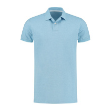 L&S Heather Mix Polo Short Sleeves Unisex - Topgiving