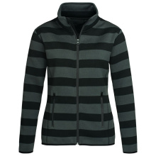 Stedman Polar Fleece Cardigan Striped for her - Topgiving