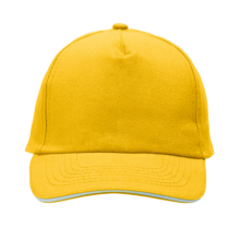 Cap 5 panel brushed klittenbandsluiting - Topgiving