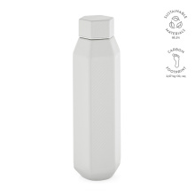 Hexagul fles gerecycled roestvrij staal 530 ml - Topgiving