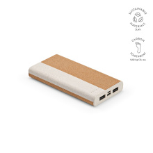 Powerbank 10000 mAh van kurk en tarwestro - Topgiving
