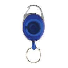 Roller clip sleutelhanger gemaakt van RCS gerecycled plastic - Topgiving