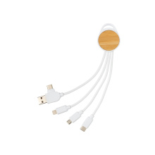 RCS gerecycled plastic Ontario 6-in-1 ronde kabel - Topgiving