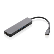 Terra RCS gerecycled aluminium hub met HDMI input - Topgiving