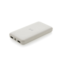 RCS standaard recycled plastic wireless powerbank - Topgiving