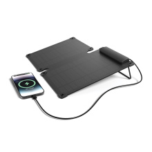 Solarpulse gerecycled plasticf draagbaar solar panel 10W - Topgiving