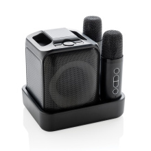 Singvibe RCS gerecycled plastic karaokeset met 2 microfoons - Topgiving