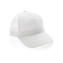 Impact AWARE™ 5 panel recycled katoenen truckercap - Topgiving