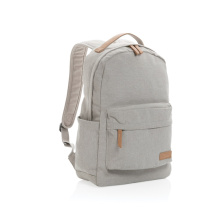 Impact AWARE™ 16 oz. recycled canvas laptop rugzak - Topgiving