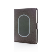 Air notebook cover A5 met 5W draadloze 4.000 mAh powerbank - Topgiving