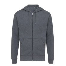 Iqoniq Abisko gerecycled katoen hoodie met rits - Topgiving