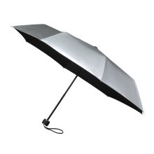 miniMAX - Opvouwbaar - Handopening - Windproof -  100 cm - Zwart / Zilver - Topgiving