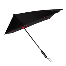 STORMaxi - Arodynamische stormparaplu - Handopening - Windproof -  92 cm - Zwart / Blauw - Topgiving