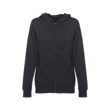 Hooded sweatshirt voor vrouwen met volledige rits - Topgiving