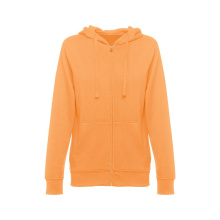 Hooded sweatshirt voor vrouwen met volledige rits - Topgiving