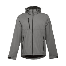 Softshell voor mannen met afneembare capuchon - Topgiving