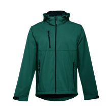 Softshell voor mannen met afneembare capuchon - Topgiving