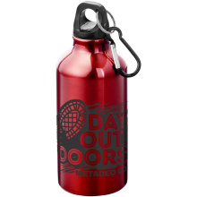 Oregon 400 ml aluminium waterfles met karabijnhaak - Topgiving