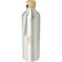 Malpeza 1000 ml waterfles van RCS-gecertificeerd gerecycled aluminium - Topgiving