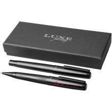 Gloss cadeauset met twee pennen (zwarte inkt) - Topgiving