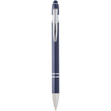 Kish balpen met zilveren afwerking (blauwe inkt) - Topgiving