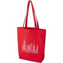 Odisha 180 g/m² OCS biologisch katoenen draagtas met brede bodem 11L - Topgiving