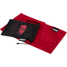 Raquel gerecyclede PET sport koelhanddoek in een pouch 80 x 30 cm - Topgiving