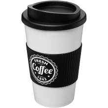 Americano® 350 ml geïsoleerde beker met grip - Topgiving