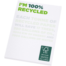 Desk-Mate® gerecycled A7 kladblok - Topgiving