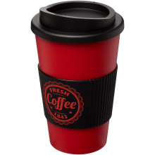 Americano® geïsoleerde beker van 350 ml met handgreep - Topgiving