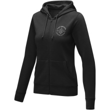 Theron dames hoodie met ritssluitng - Topgiving