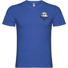 Samoyedo herenshirt met V-hals en korte mouwen - Topgiving