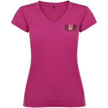 Victoria damesshirt met V-hals en korte mouwen - Topgiving