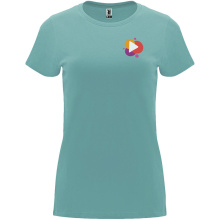 Capri damesshirt met korte mouwen - Topgiving