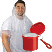 Regenponcho in een kunststof doosje - Topgiving