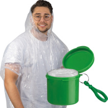 Regenponcho in een kunststof doosje - Topgiving