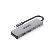 Sitecom CN-5502 5 in 1 USB-C Power Delivery Multiport Adapter - Topgiving