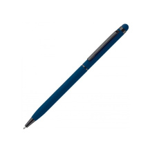 Balpen metaal stylus rubberised - Topgiving