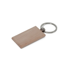 Sleutelhanger hout rechthoekig - Topgiving