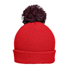 Pompon hat with brim - Topgiving