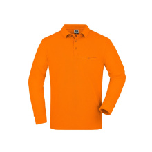 Men's Workwear Polo Pocket Longsleeve - Topgiving