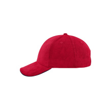 6 Panel Corduroy Sandwich Cap - Topgiving