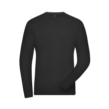 Men's BIO Stretch-Longsleeve Work - SOLID - - Topgiving