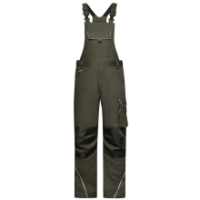 Workwear Pants with Bib - SOLID - - Topgiving