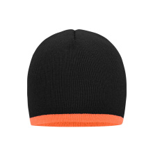 Beanie with Contrasting Border - Topgiving