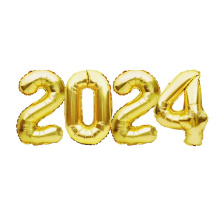 JENS Living Folie Ballon 2024 Goud - Topgiving