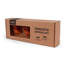 SENZA Espresso Set Terracotta Bruin /2 - Topgiving