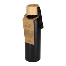 JENS Living Waterfles Jake Gerecycled Aluminium Zwart - Topgiving